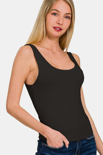 Double Layer Round Neck Tank