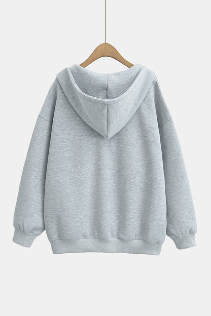 V-Neck Oversized Hoodie