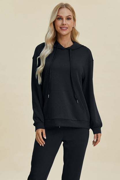 Scuba Drawstring Long Sleeve Hoodie