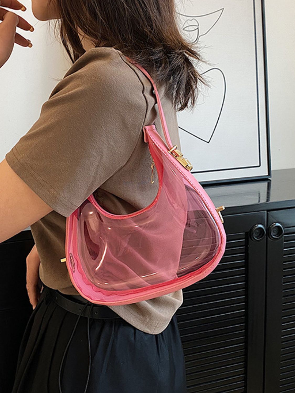 Transparent Shoulder Bag