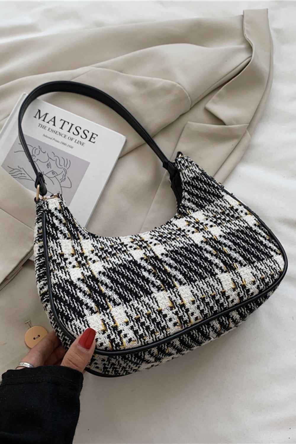 Plaid Shoulder Bag