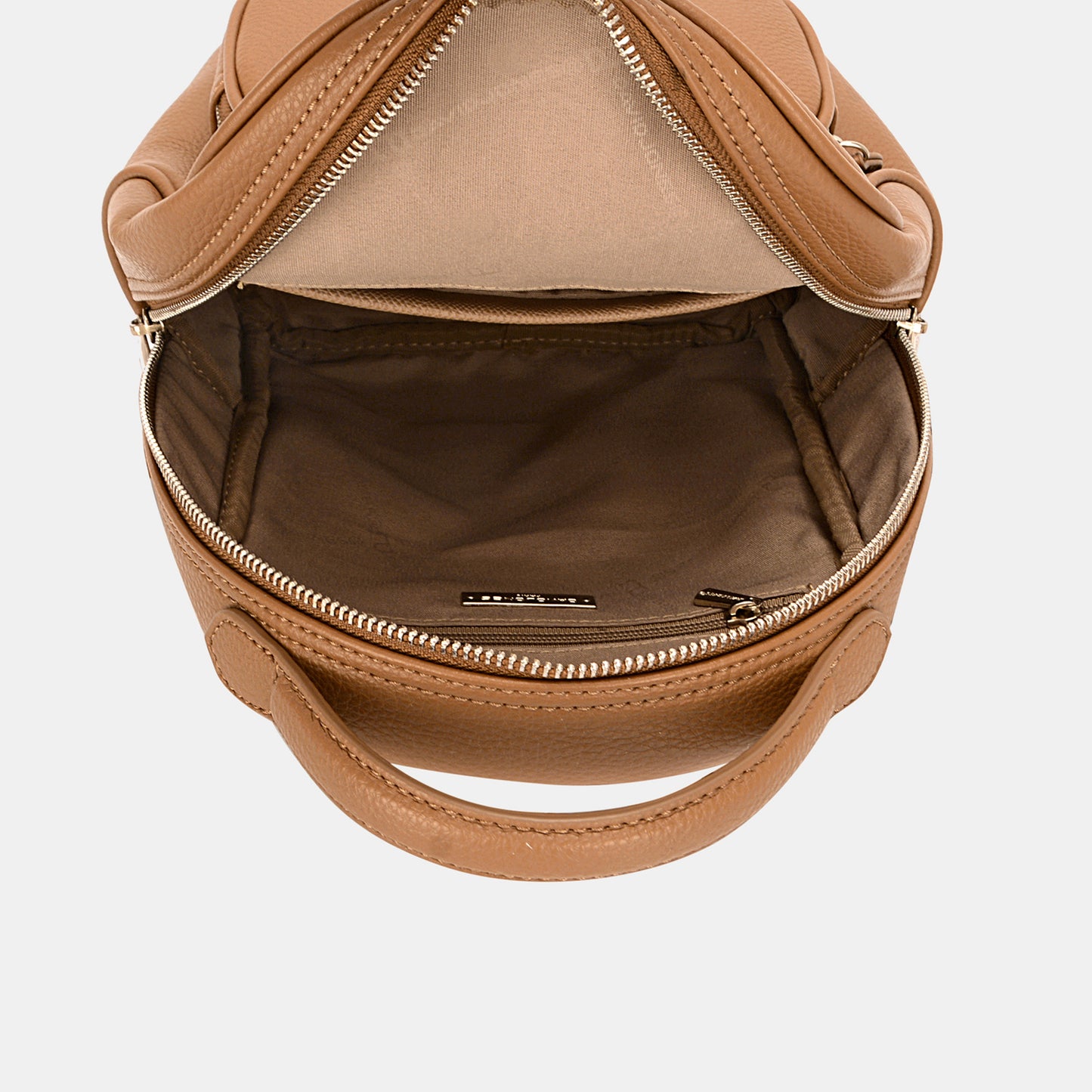 Leather Handle Backpack