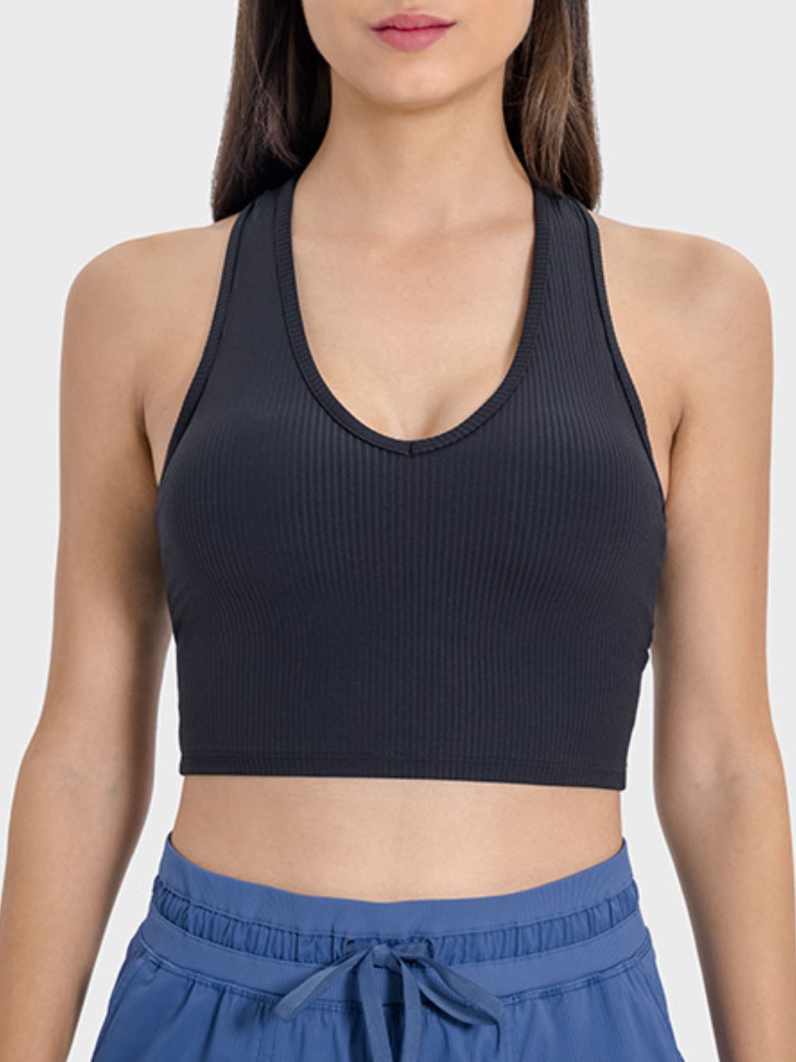 Scoop Neck Wide Strap Tank