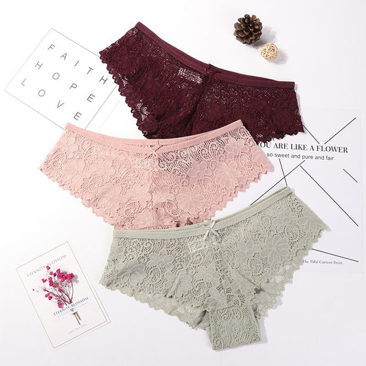 3 Pcs Panties For Woman Underwear