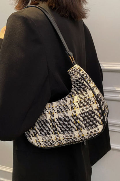 Plaid Shoulder Bag