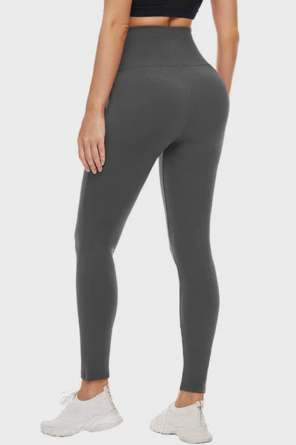 Pocketed High Waist Active Leggings