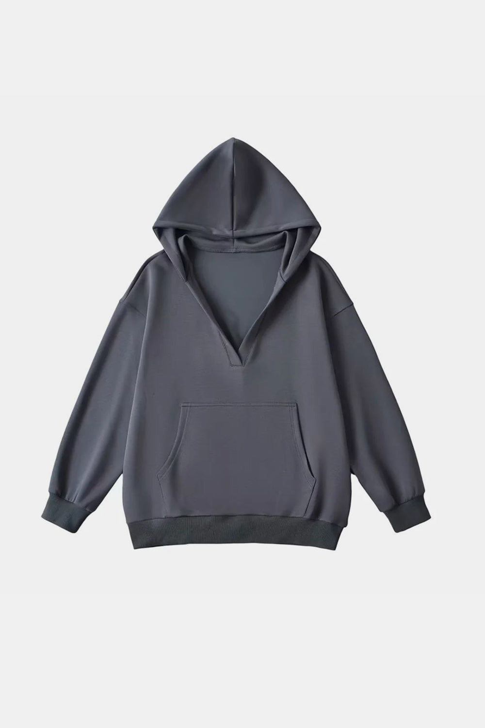 V-Neck Oversized Hoodie