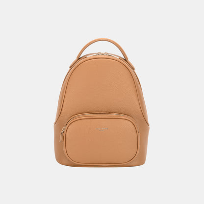 Leather Handle Backpack