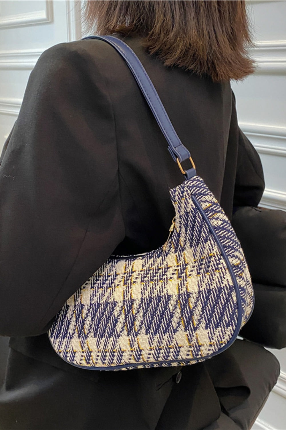 Plaid Shoulder Bag