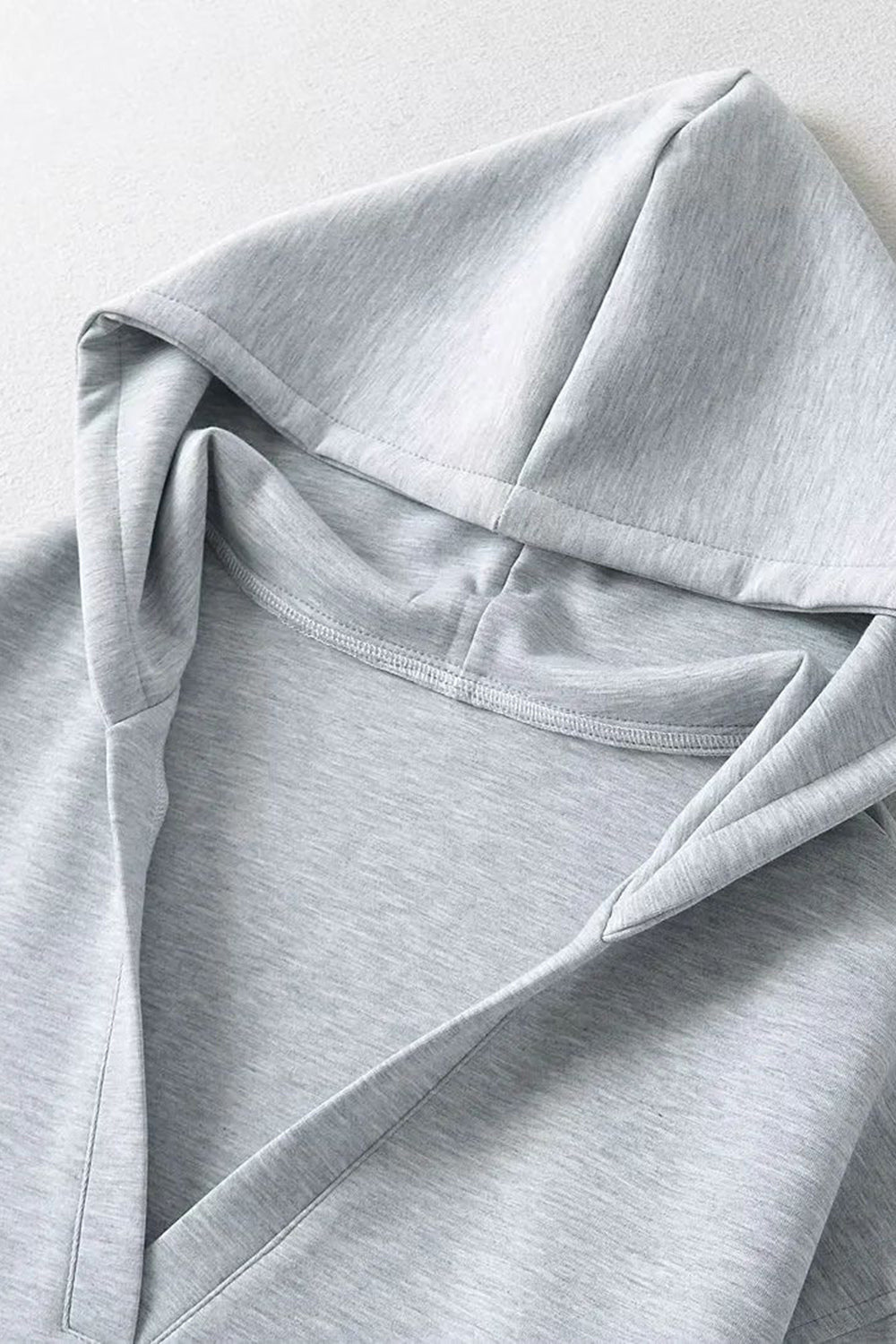 V-Neck Oversized Hoodie