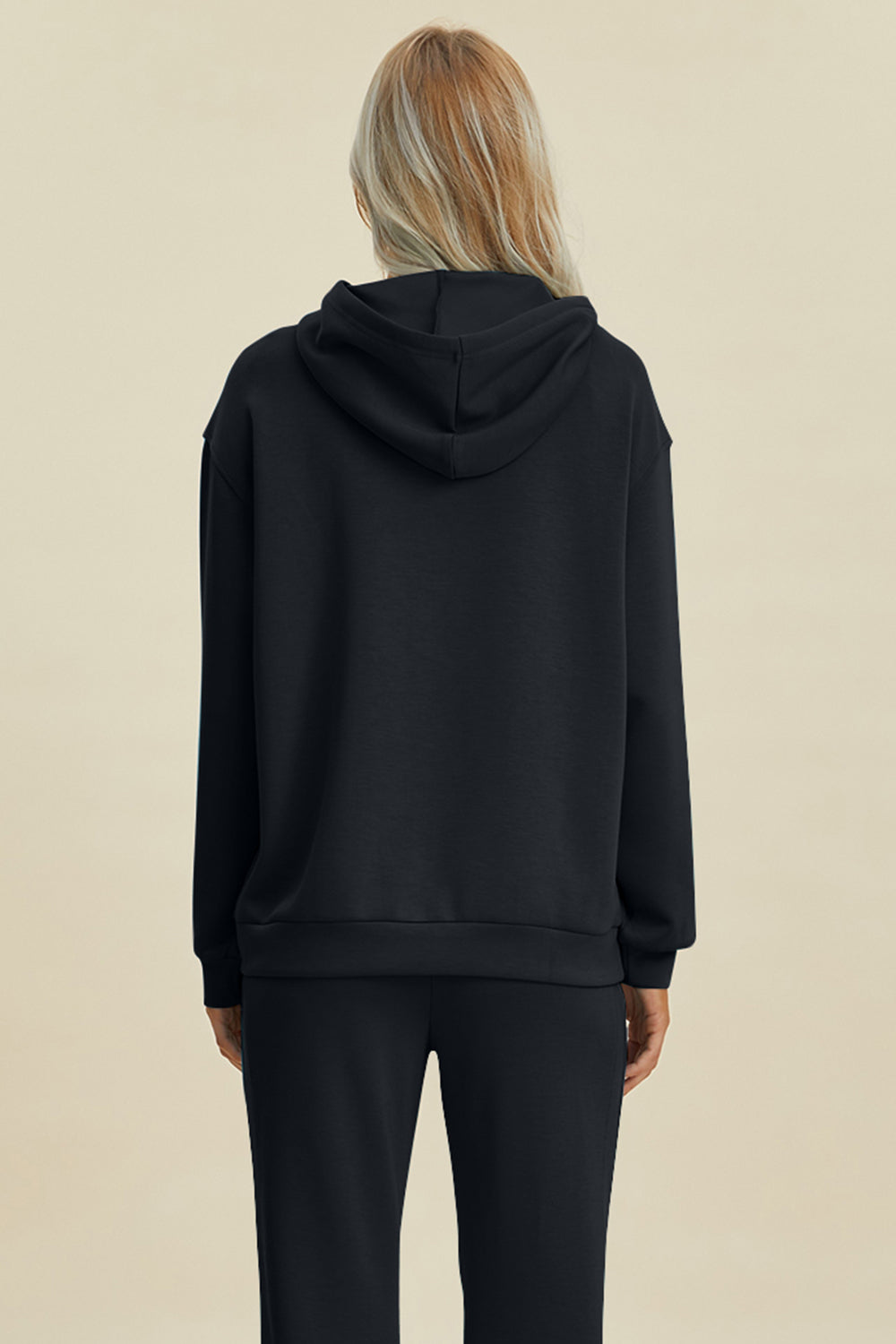 Scuba Drawstring Long Sleeve Hoodie