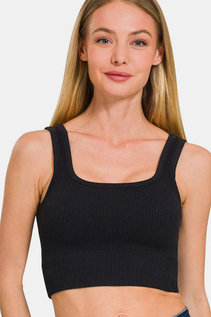 Ribbed Seamless Tank