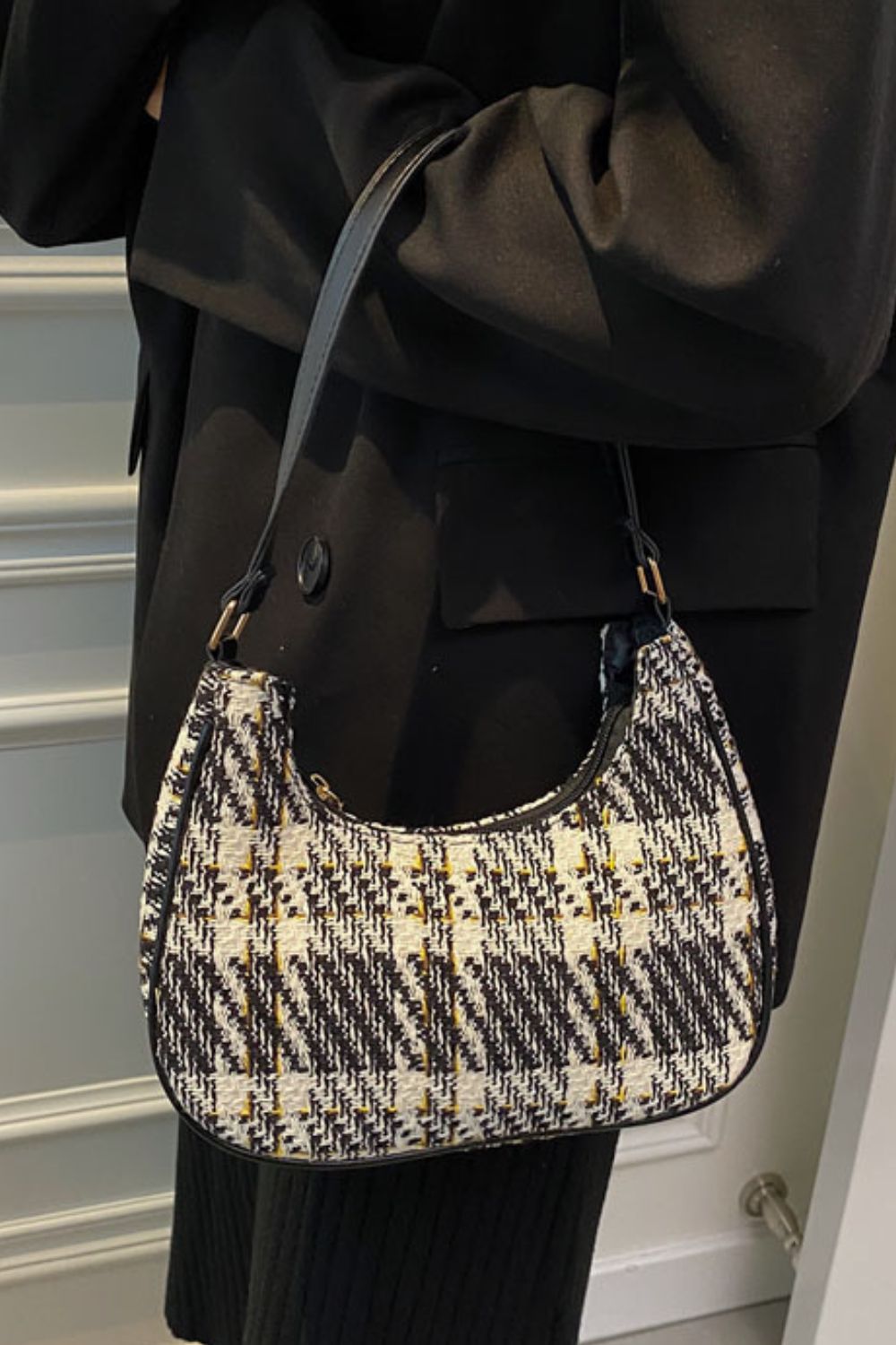 Plaid Shoulder Bag