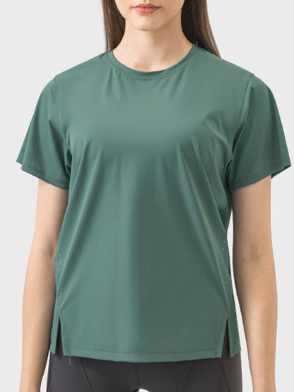 Crew Neck Short Sleeve Active Tee