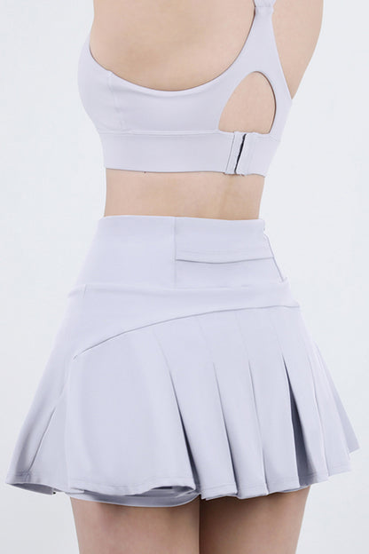 Pleated Active Tennis Skirt