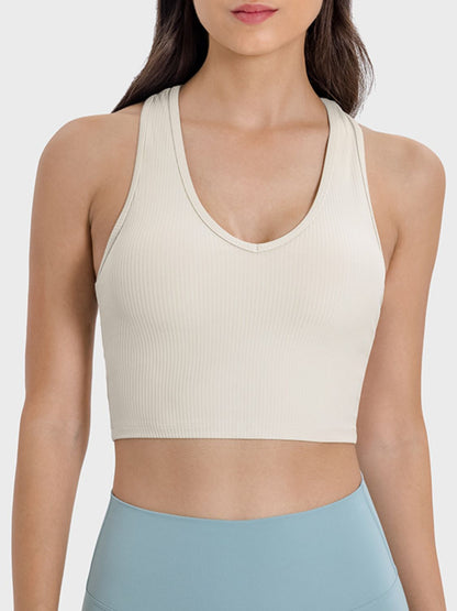 Scoop Neck Wide Strap Tank