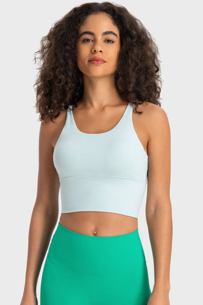 Crisscross Ladder Sports Bra