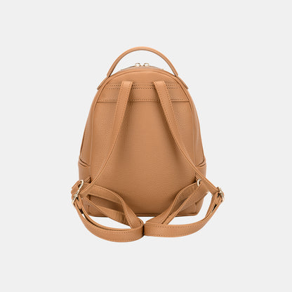 Leather Handle Backpack