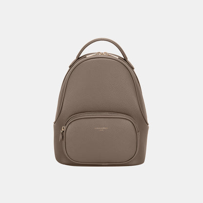 Leather Handle Backpack