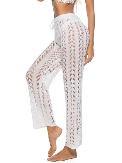 High Waist Sheer Woven Pants