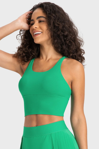 Crisscross Ladder Sports Bra