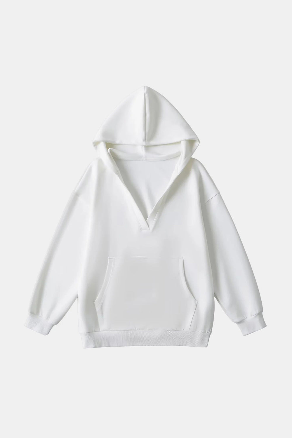 V-Neck Oversized Hoodie