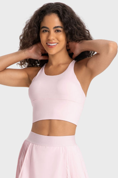 Crisscross Ladder Sports Bra