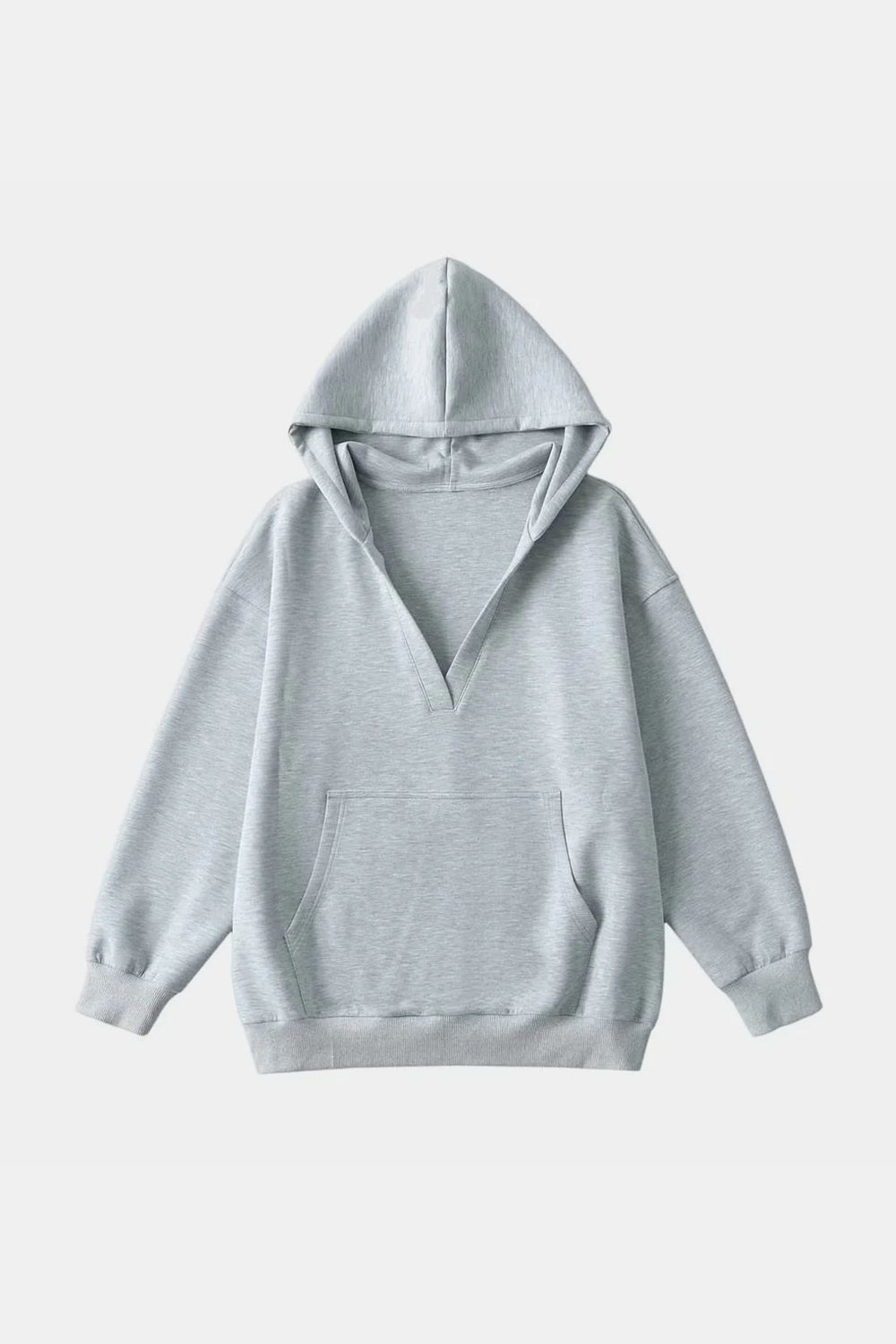 V-Neck Oversized Hoodie