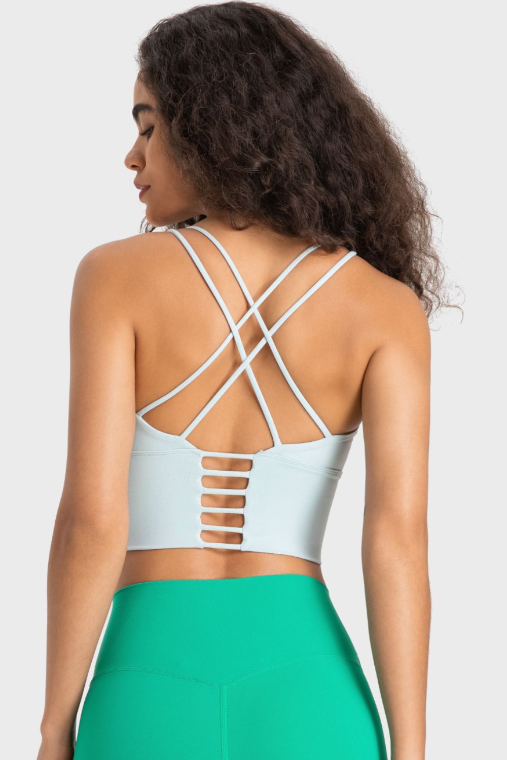 Crisscross Ladder Sports Bra